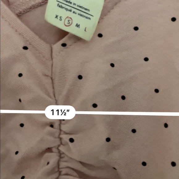 Free people what a babe ruched polka dot top - Picture 5 of 5